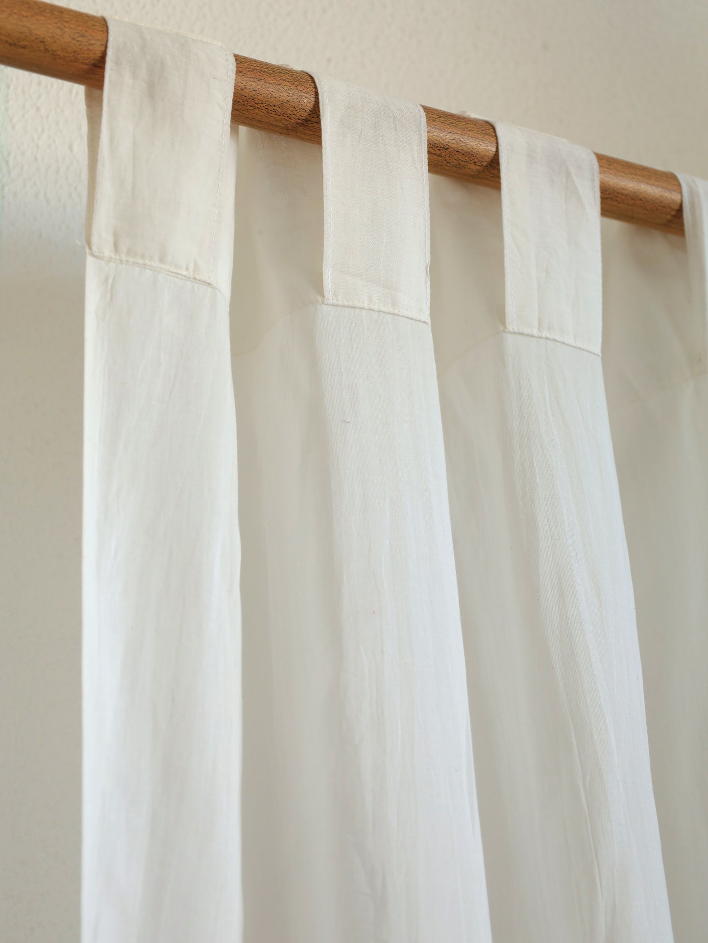 Aqua Cloud Hand Dyed Cotton Curtains - Set of 2