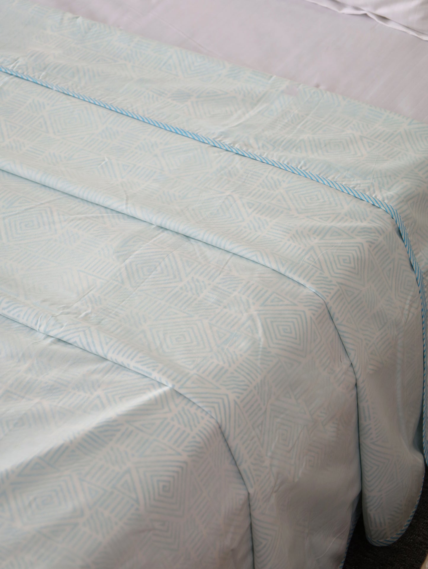 Triangle Tales Hand Block Printed Cotton Dohar