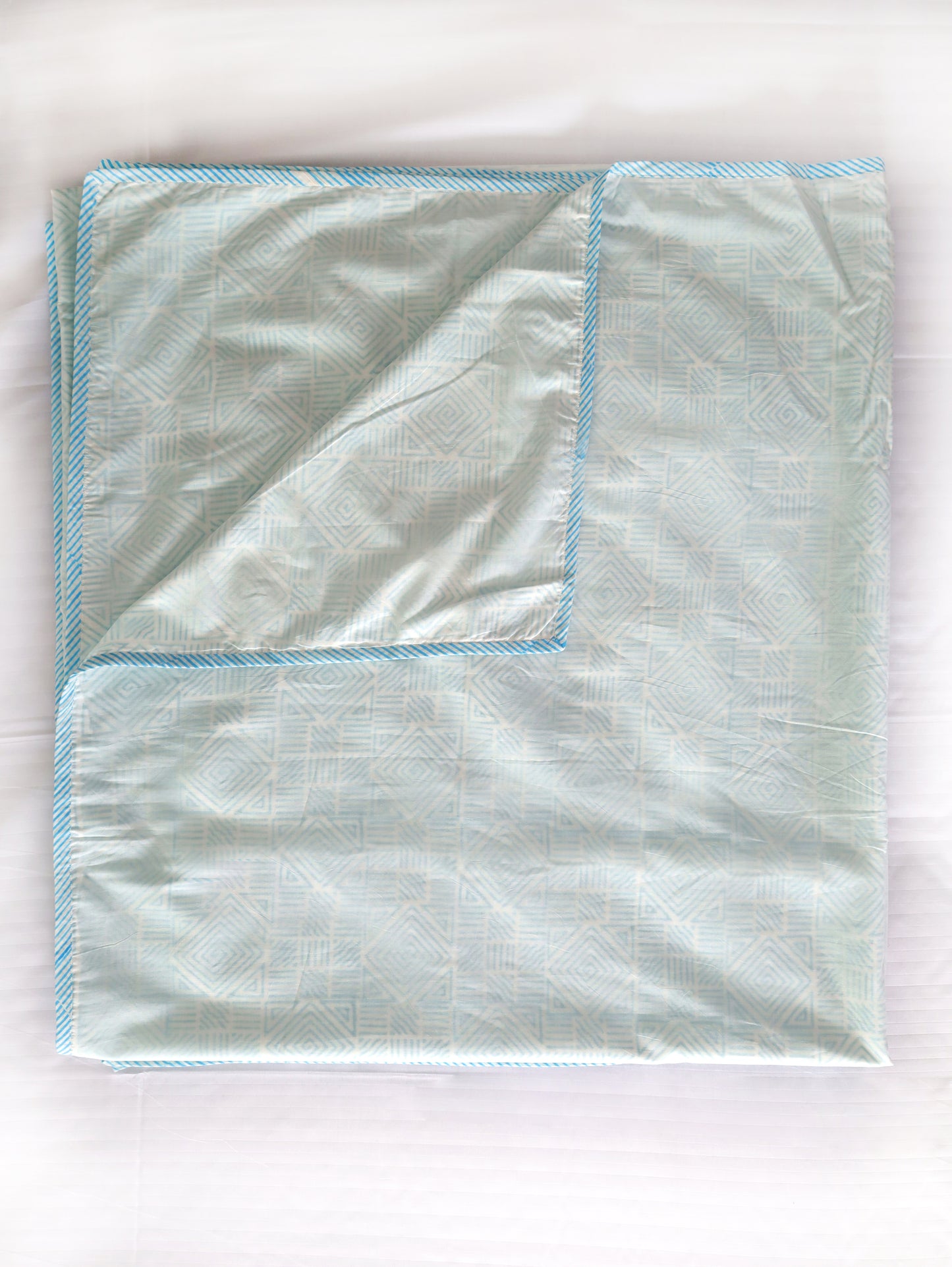 Triangle Tales Hand Block Printed Cotton Dohar